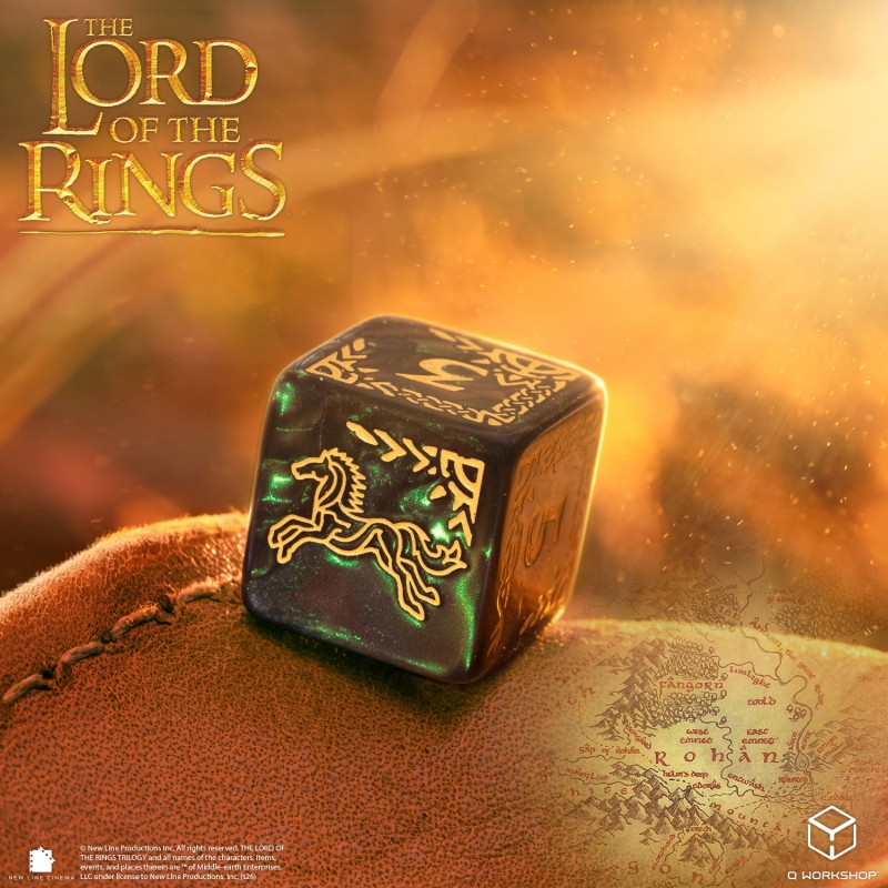 LORD OF THE RINGS 10 D6 DICE SET ROHAN