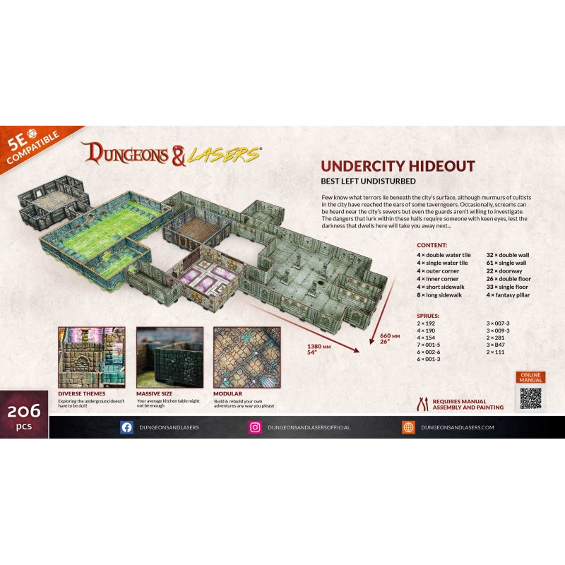 DUNGEONS & LASERS UNDERCITY HIDEOUT
