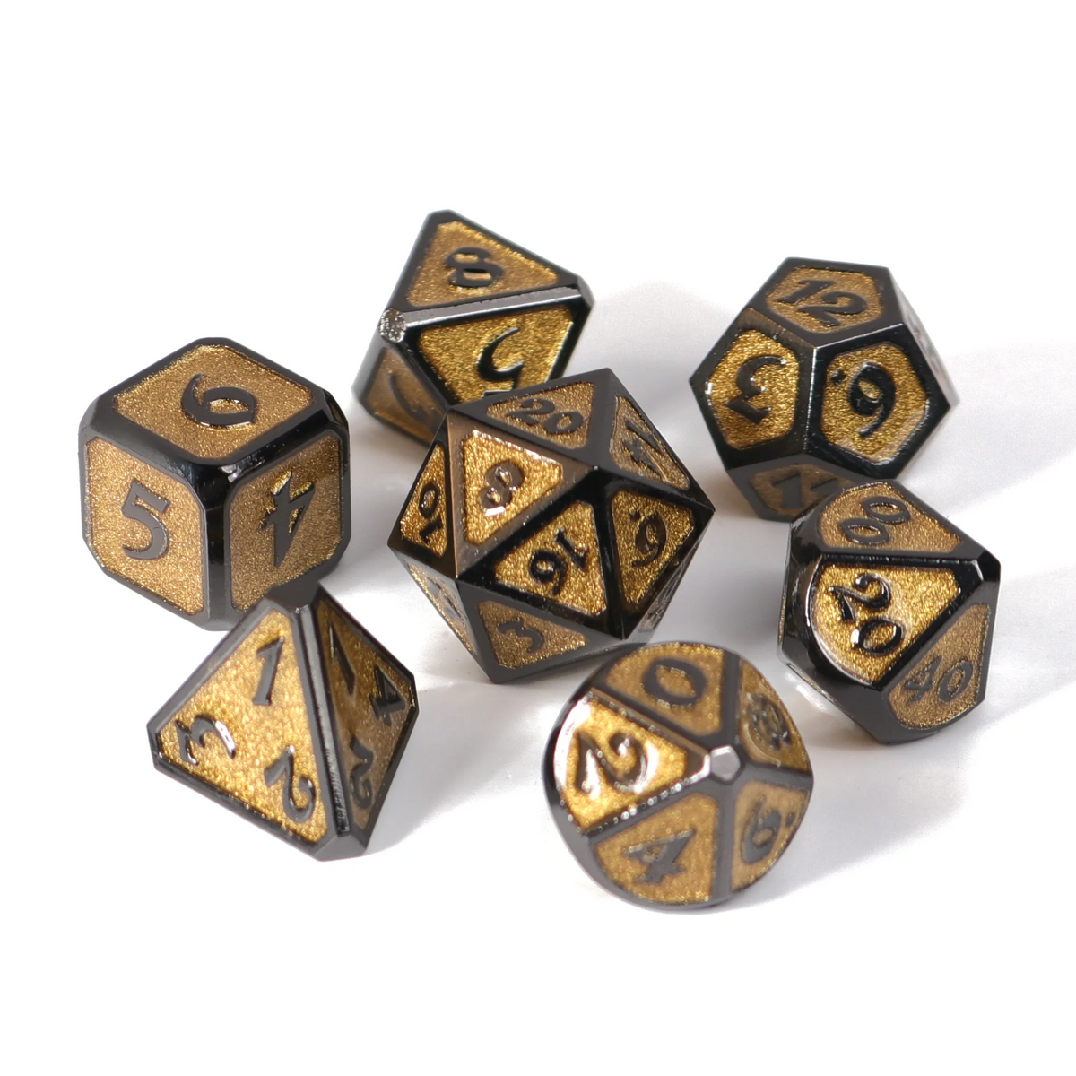 UNHOLY SMITE 7pc RPG METAL DICE SET