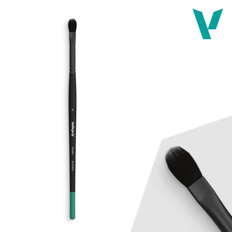 VALLEJO SHADER FILBERT 6 SYNTHETIC BRUSH
