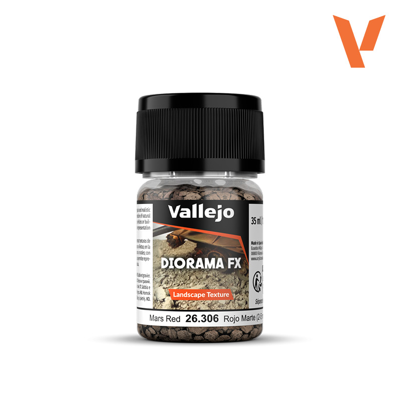 VALLEJO DIORAMA FX LANDSCAPE MARS RED 2-5mm 35ml