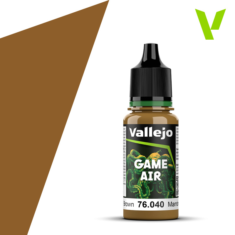 VALLEJO GAME AIR LEATHER BROWN 18ML