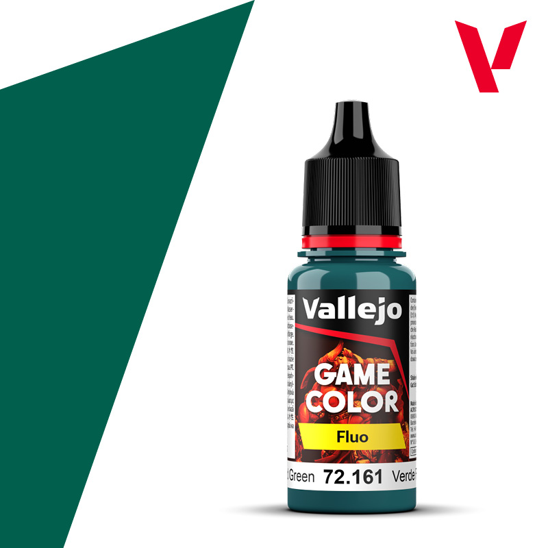 VALLEJO GAME COLOR FLUO FLUORESCENT COLD GREEN