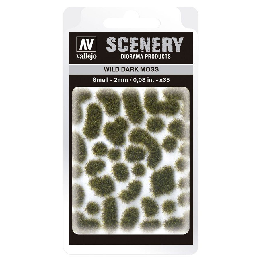 VALLEJO WILD TUFT SMALL: DARK MOSS