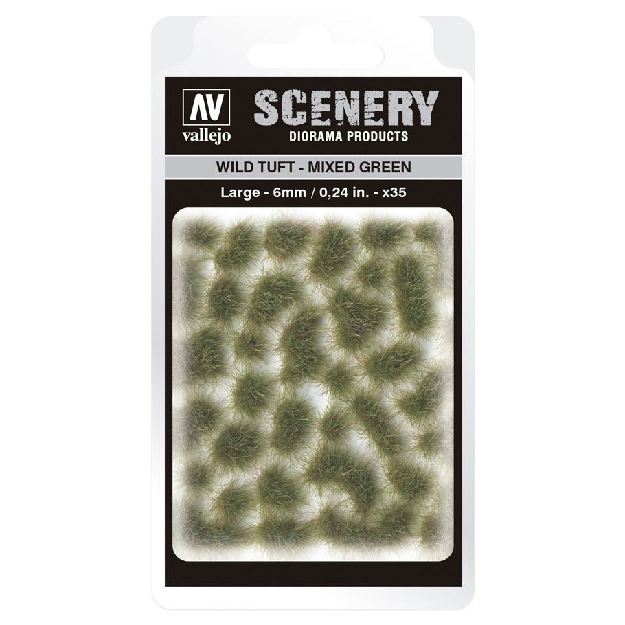 VALLEJO WILD TUFT LARGE: MIXED GREEN