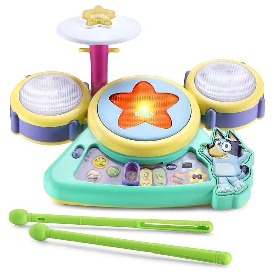 V-TECH BLUEY HOORAY DRUM SET