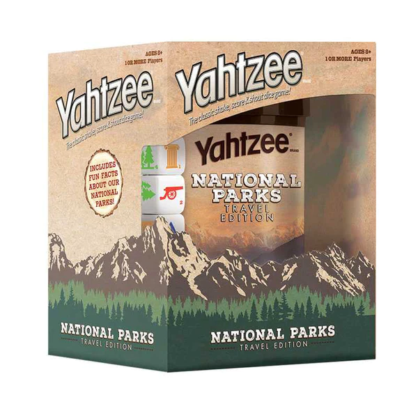 YAHTZEE NATIONAL PARKS TRAVEL EDITION