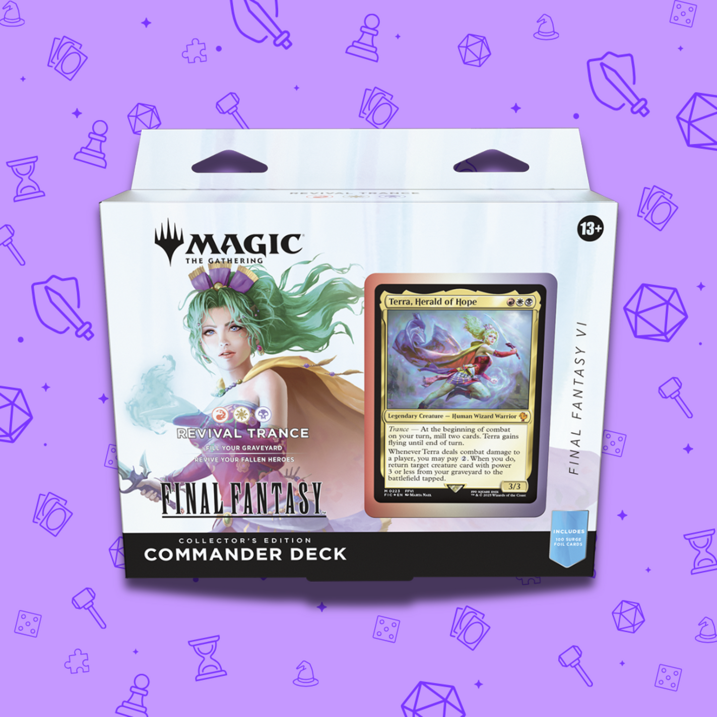 UNIVERSES BEYOND: FINAL FANTASY REVIVAL TRANCE COMMANDER DECK COLLECTOR'S EDITION
