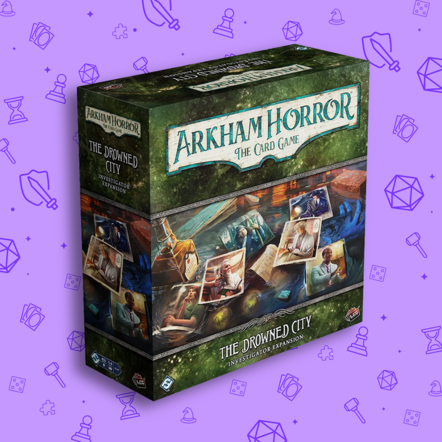 ARKHAM HORROR LCG THE DROWNED CITY INVESTIGATOR EXPANSION