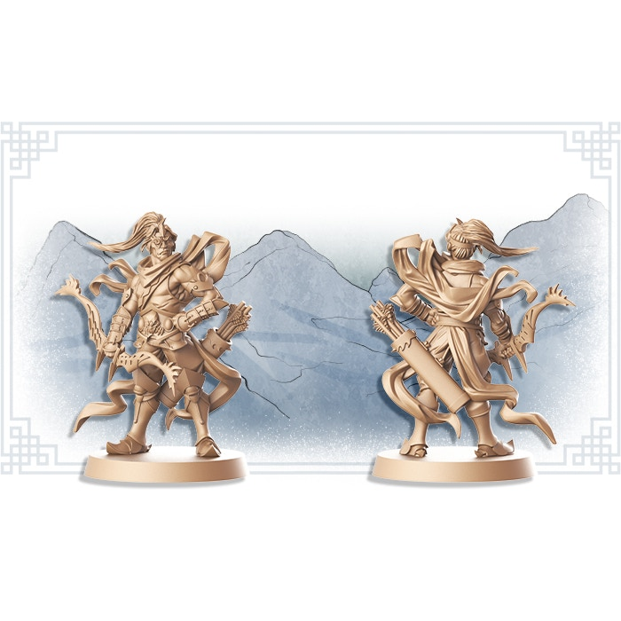 ZOMBICIDE WHITE DEATH CHANG'E AND HOU YI (KICKSTARTER EXCLUSIVE)
