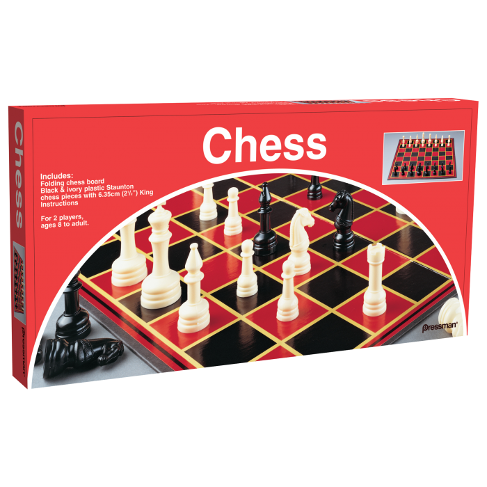 CHESS WITH FOLDING BOARD