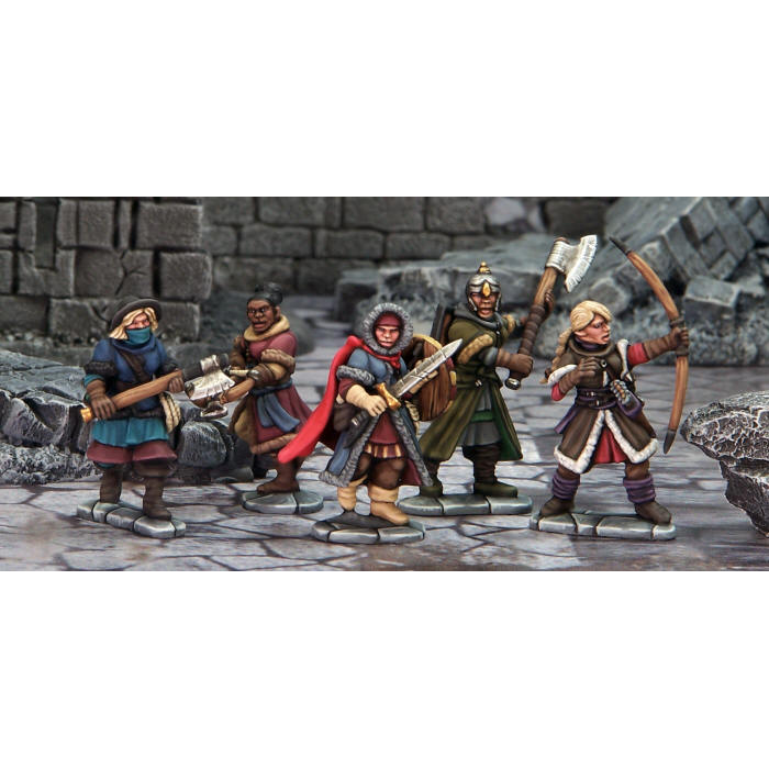 FROSTGRAVE PLASTIC FEMALE SOLDIERS