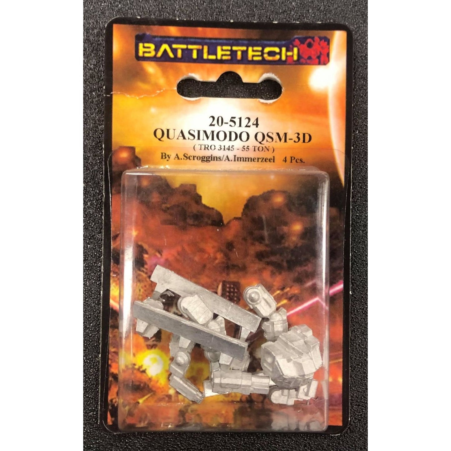 BATTLETECH: QUASIMODO QSM-3D MINIATURE