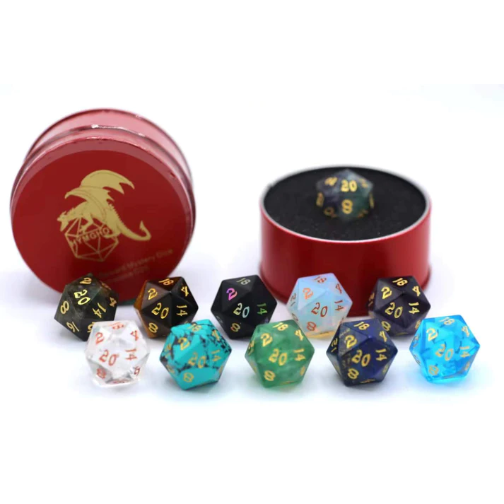 QUEST'S REWARD: GEMSTONE D20 MYSTERY DICE