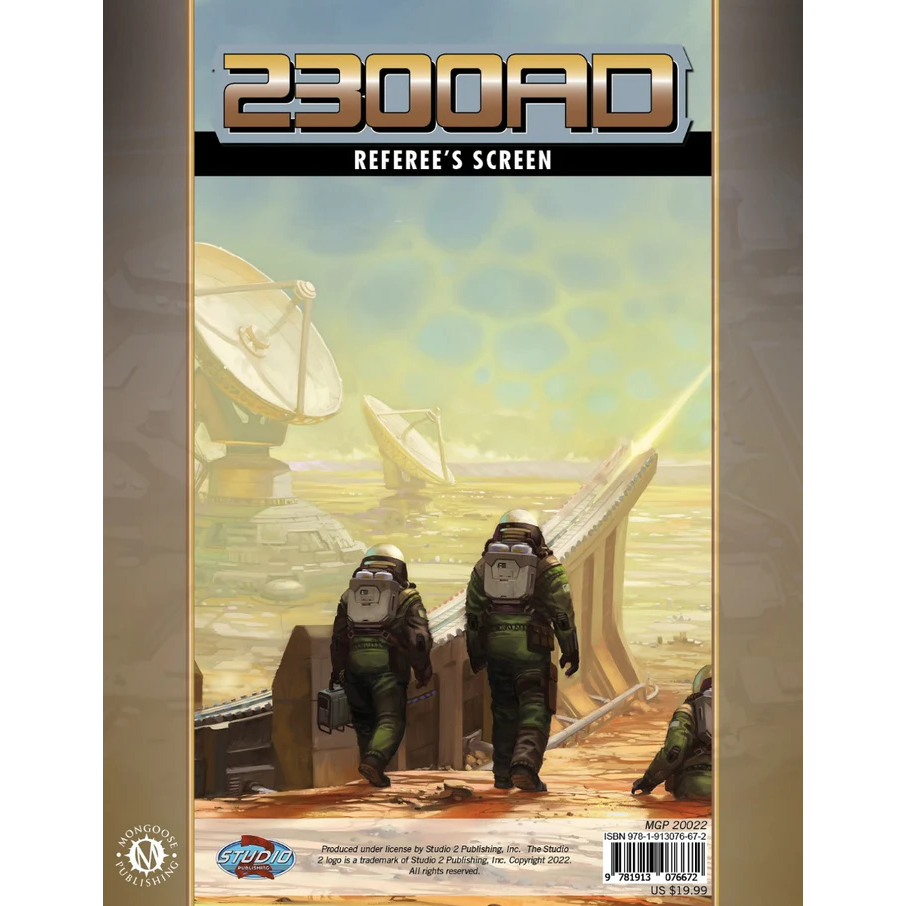 TRAVELLER 2300AD REFEREE SCREEN
