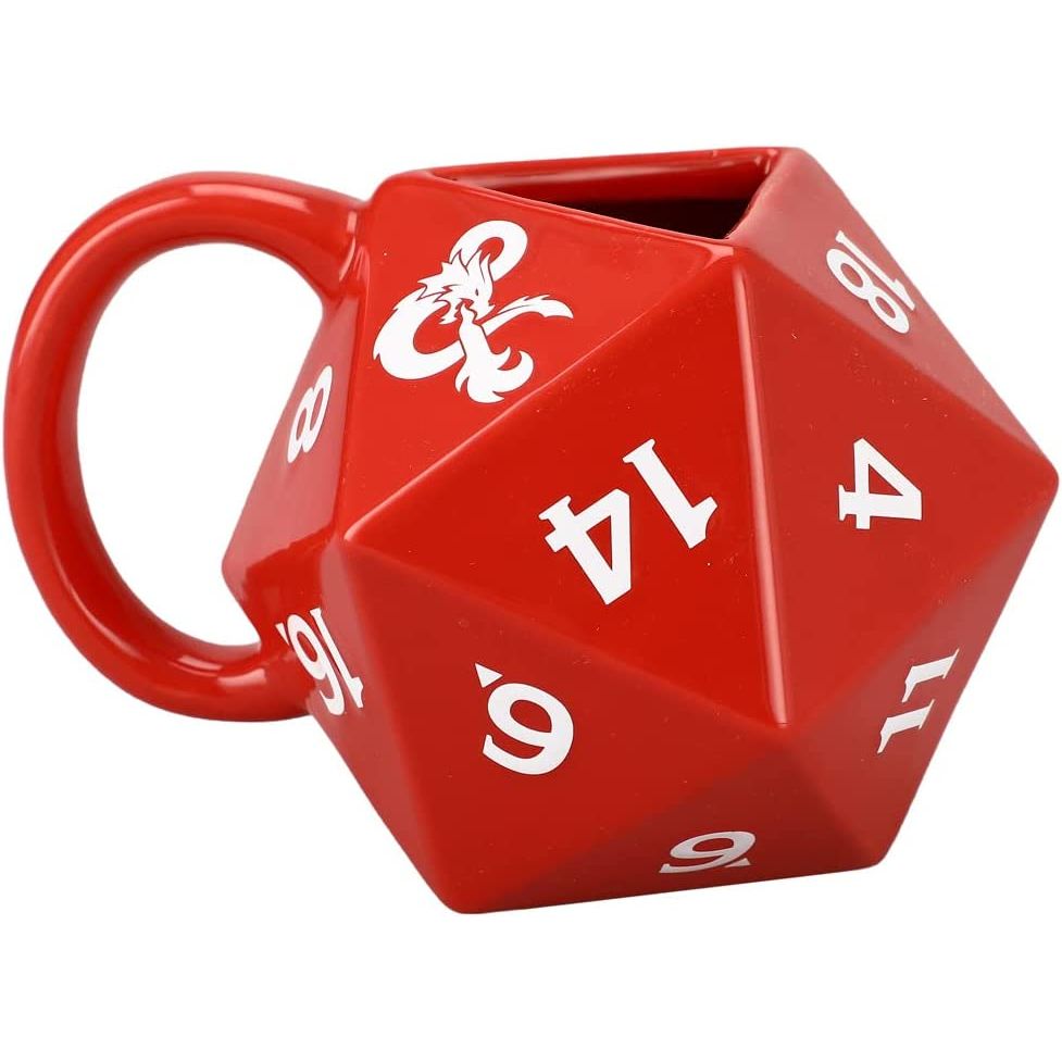 D&D SCULPTED D20 MUG