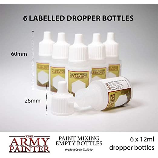 ARMY PAINTER EMPTY PAINT POTS