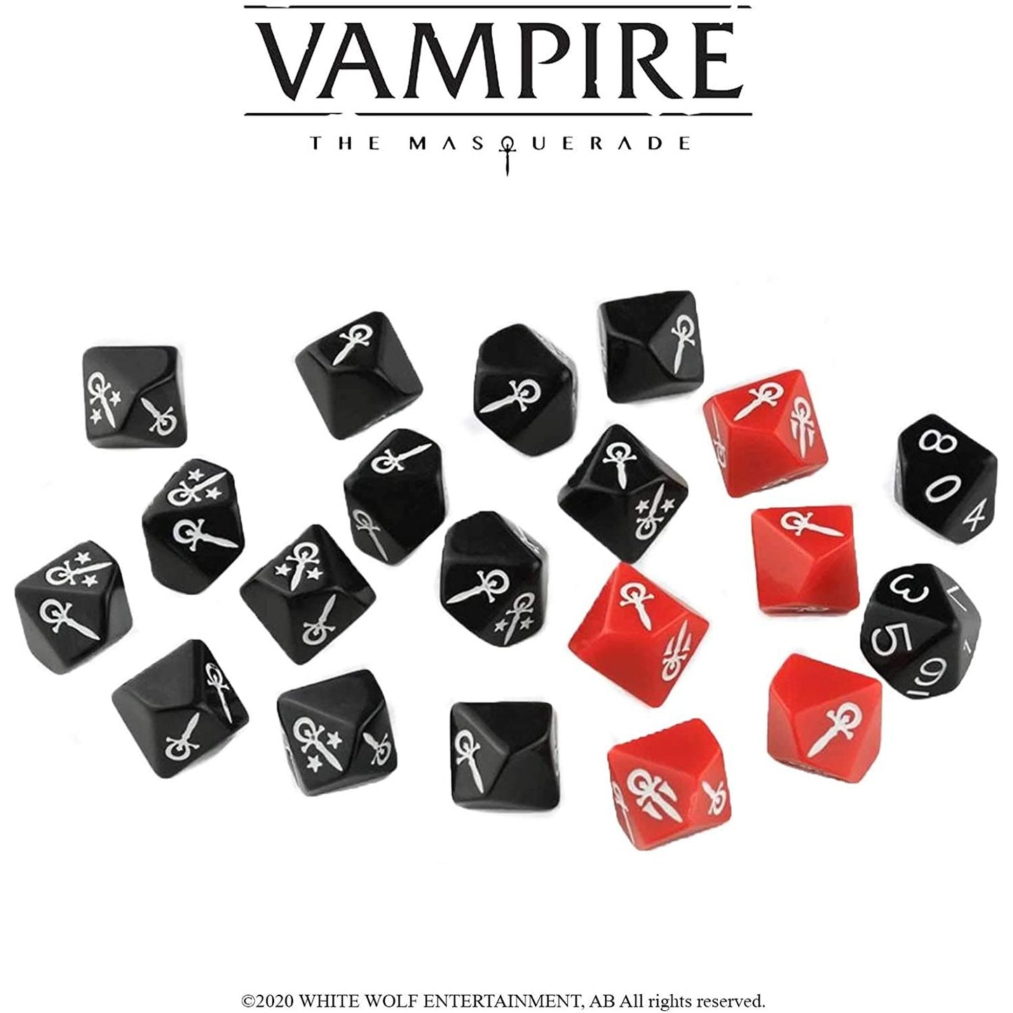 VAMPIRE THE MASQUERADE DICE SET