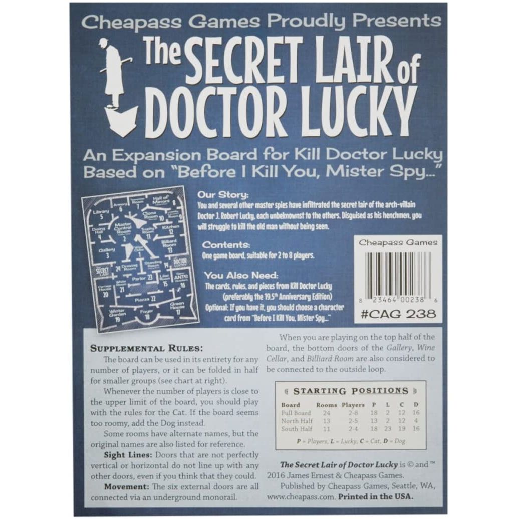 SECRET LAIR OF DR LUCKY