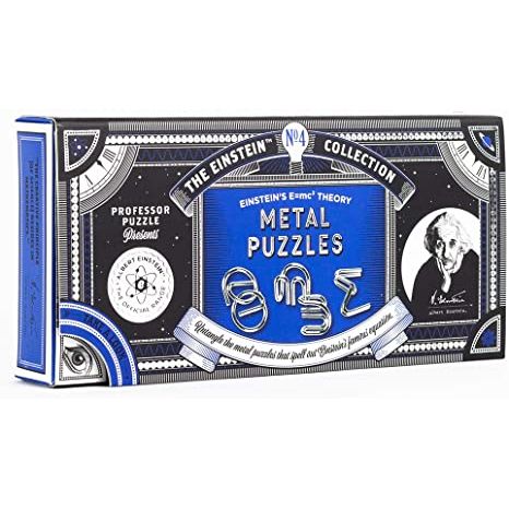 EINSTEIN'S E=MC2 WIRE PUZZLES