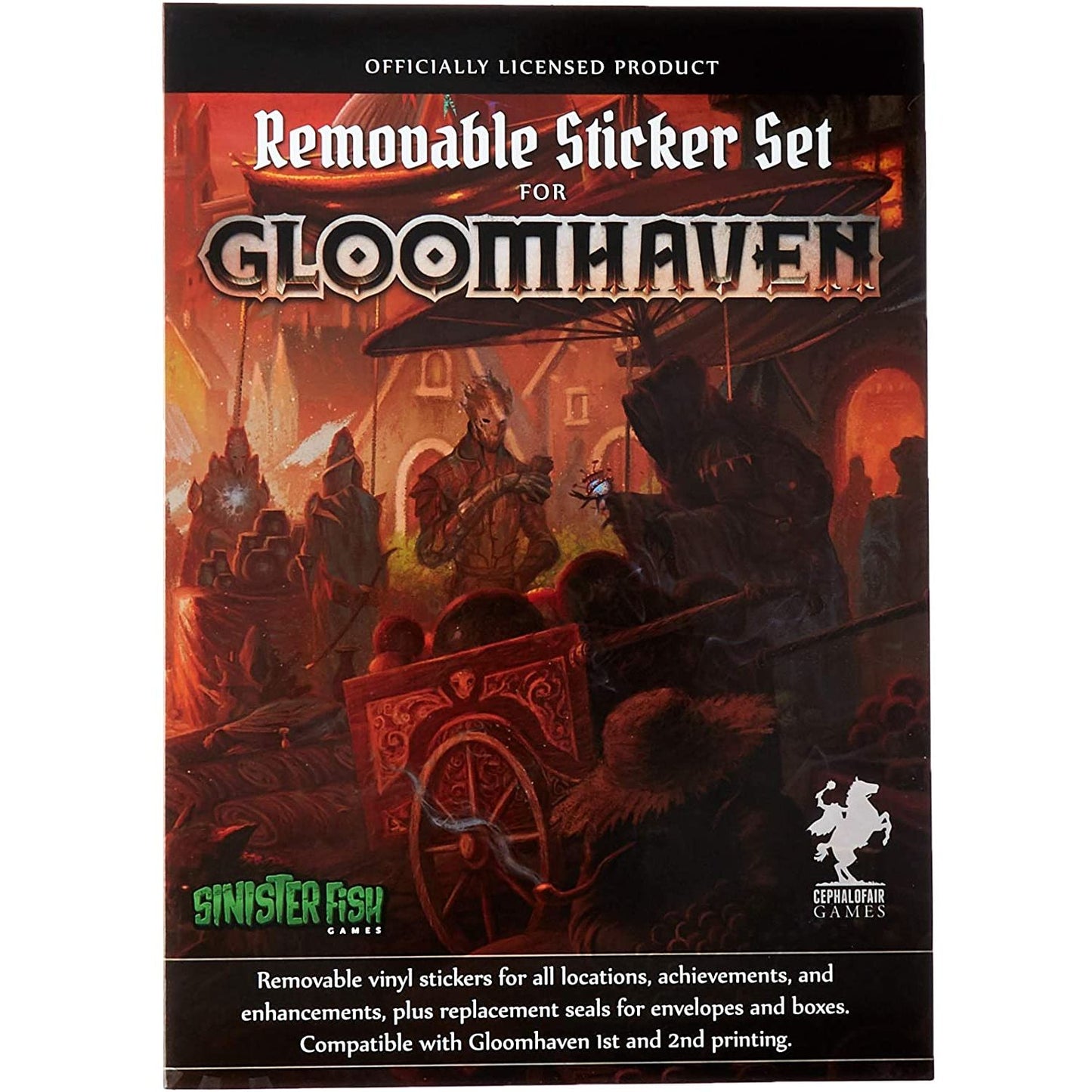 GLOOMHAVEN REMOVABLE STICKER SET