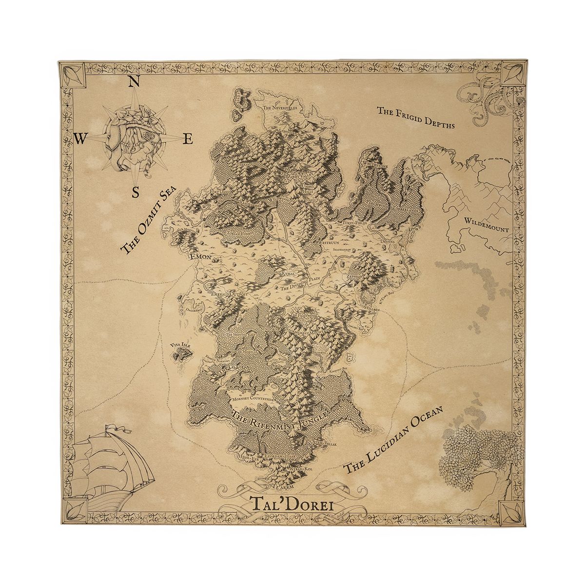 CRITICAL ROLE TAL'DOREI MAP