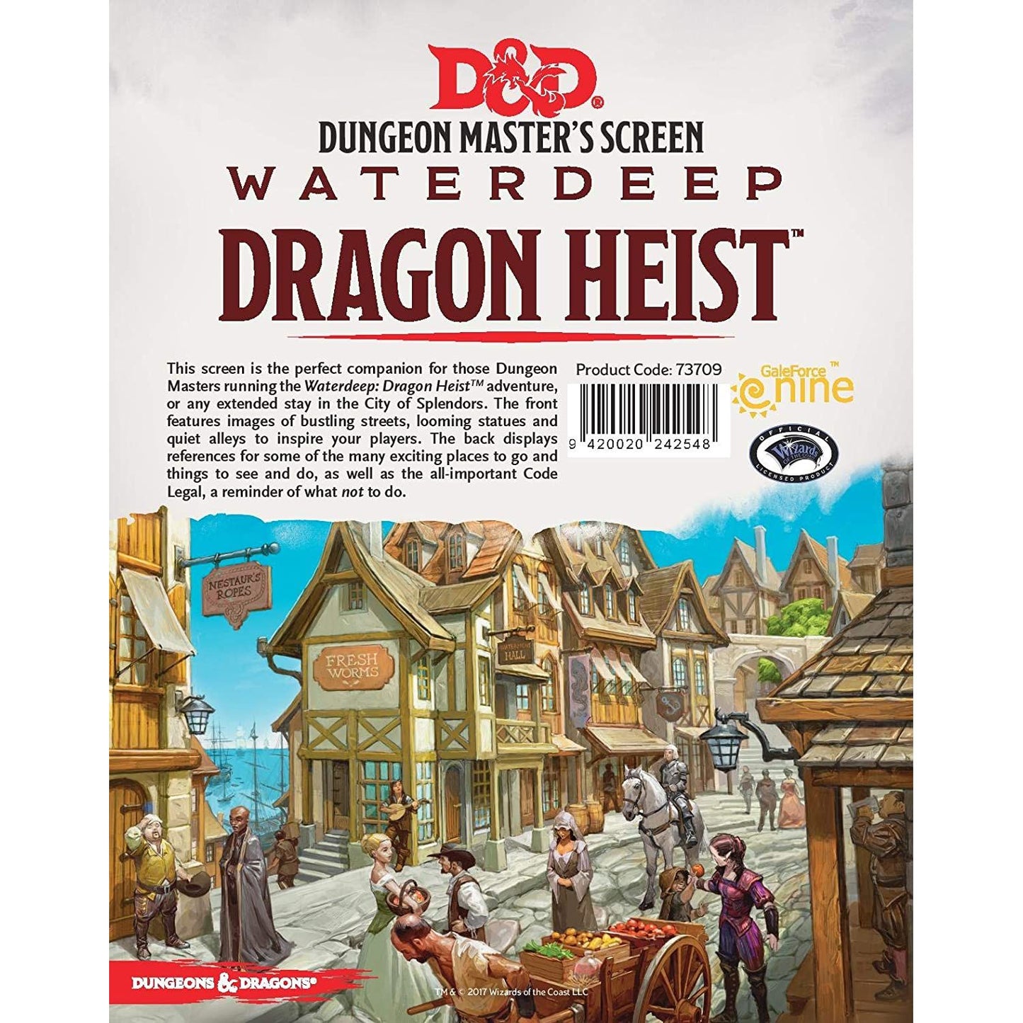 WATERDEEP DRAGON HEIST DM SCREEN