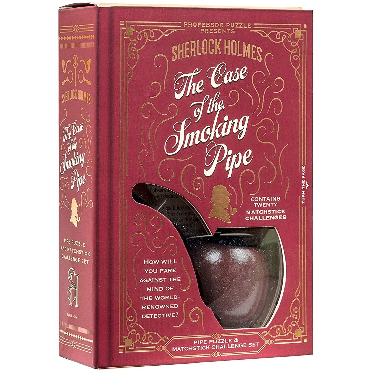 SHERLOCK HOLMES PIPE & MATCHES