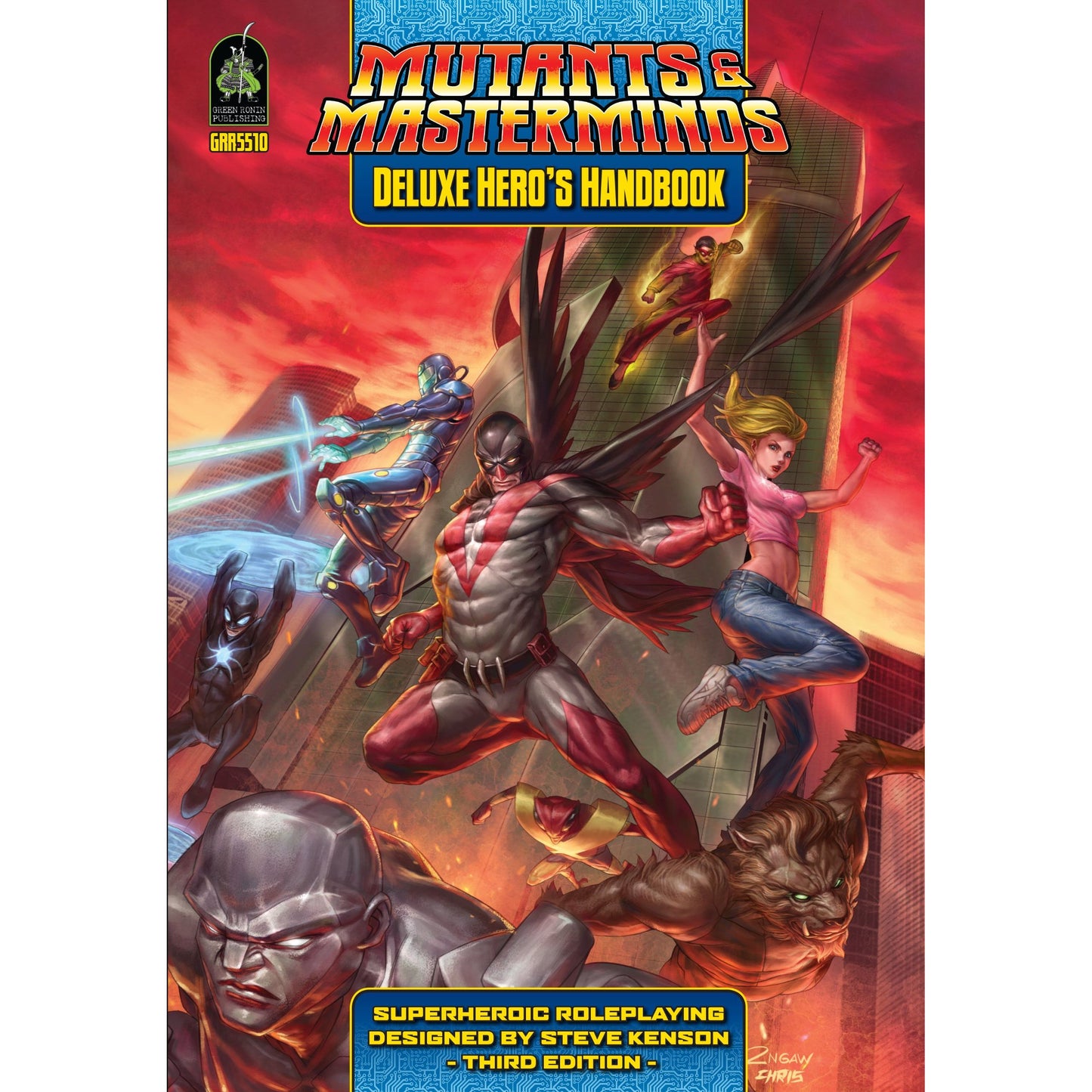 MUTANTS & MASTERMINDS: DELUXE HERO'S HANDBOOK 3RD EDITION