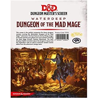 DUNGEON OF THE MAD MAGE DM SCREEN