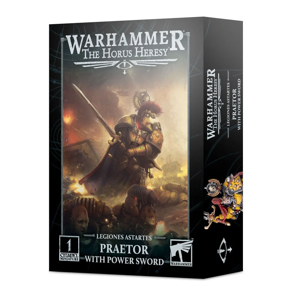 HORUS HERESY PRAETOR WITH POWER SWORD