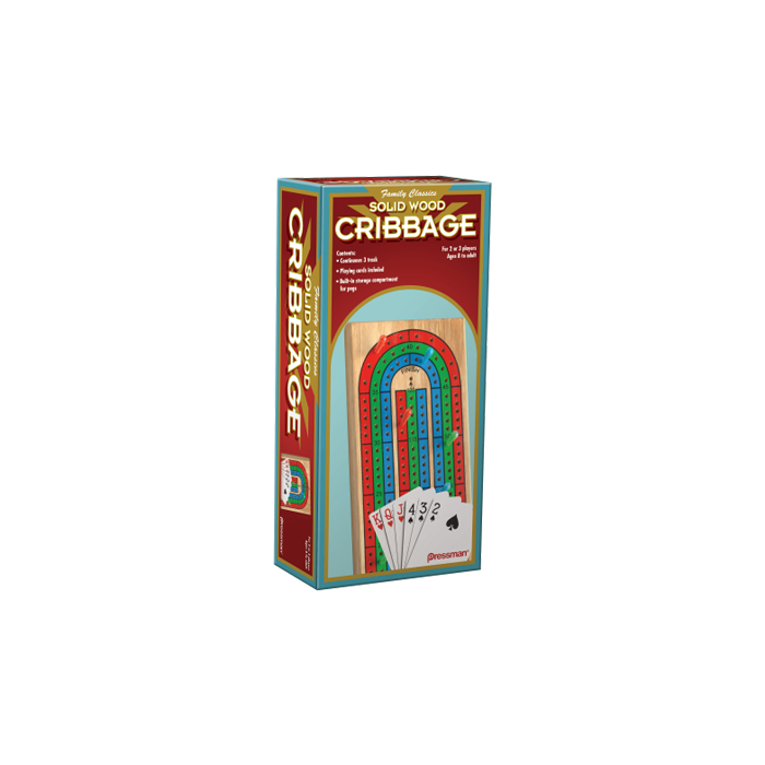 SOLID WOOD CRIBBAGE