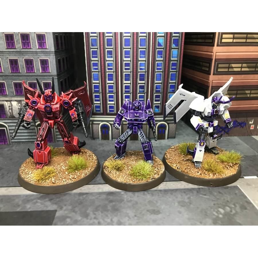 DRAGRACE, REDWARP, LAZORWING