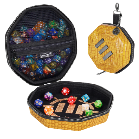 ENHANCE DRAGON GOLD DICE BOX