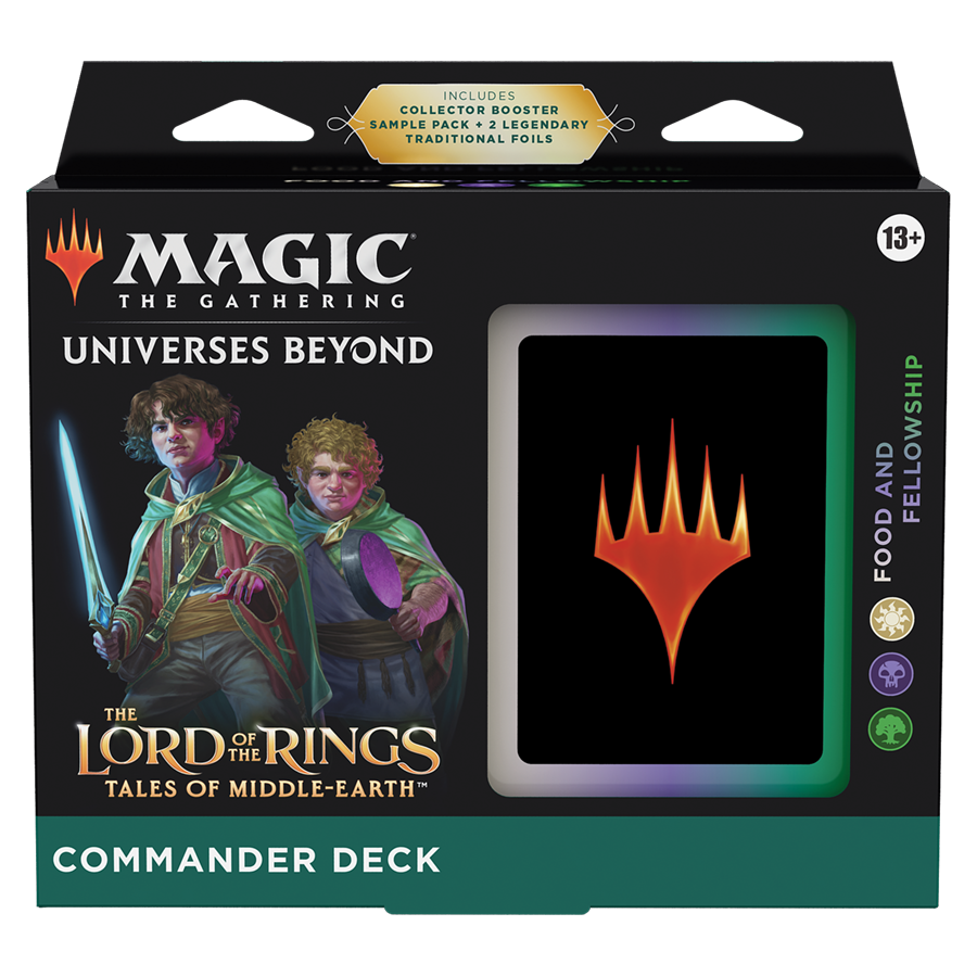 UNIVERSES BEYOND: LORD OF THE RINGS FOOD AND FELLOWSHIP COMMANDER DECK