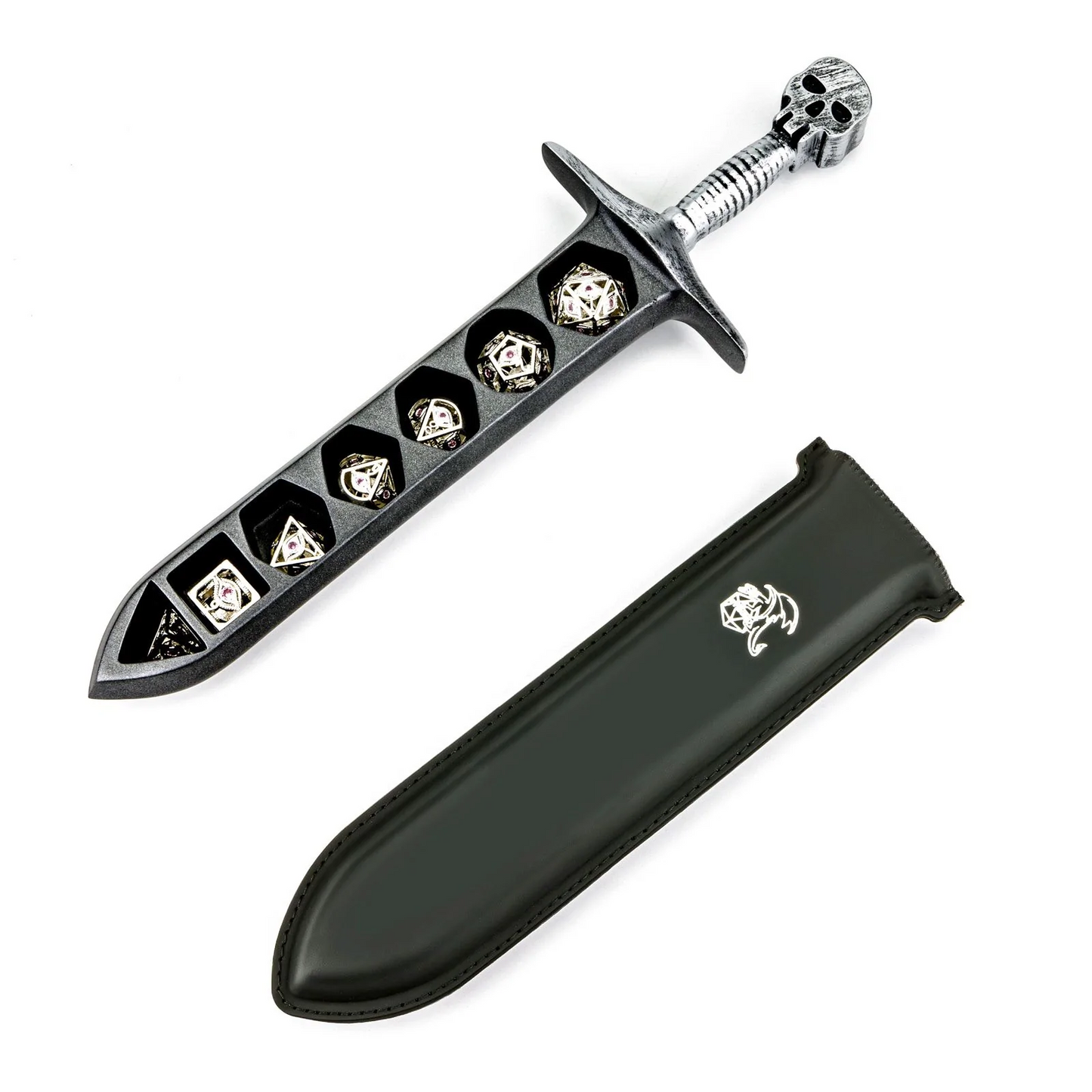 GRIM DAGGER DICE CASE - SILVER