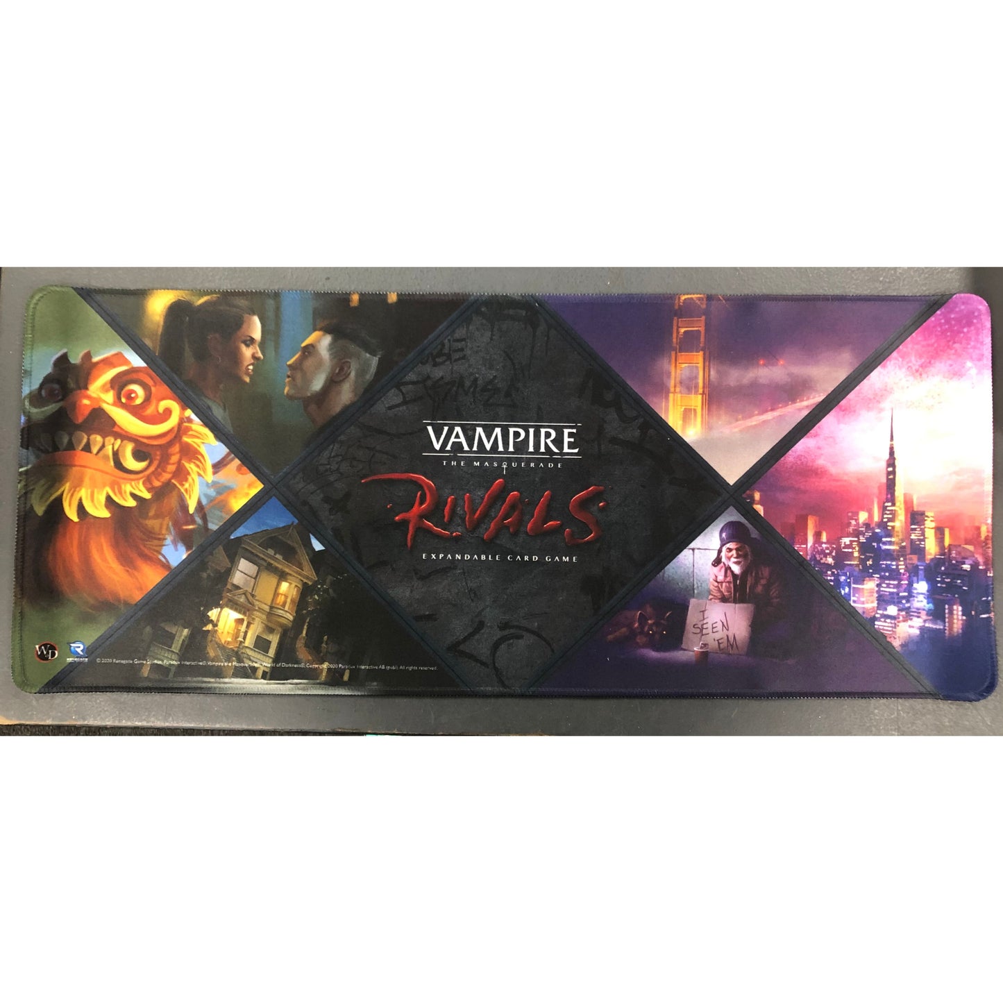 VAMPIRE THE MASQUERADE RIVALS SAN FRANCISCO PLAYMAT