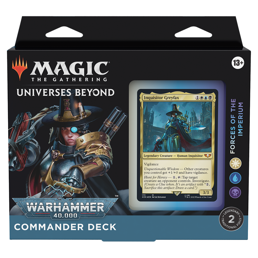 UNIVERSES BEYOND: WARHAMMER 40,000 FORCES OF THE IMPERIUM COMMANDER DECK