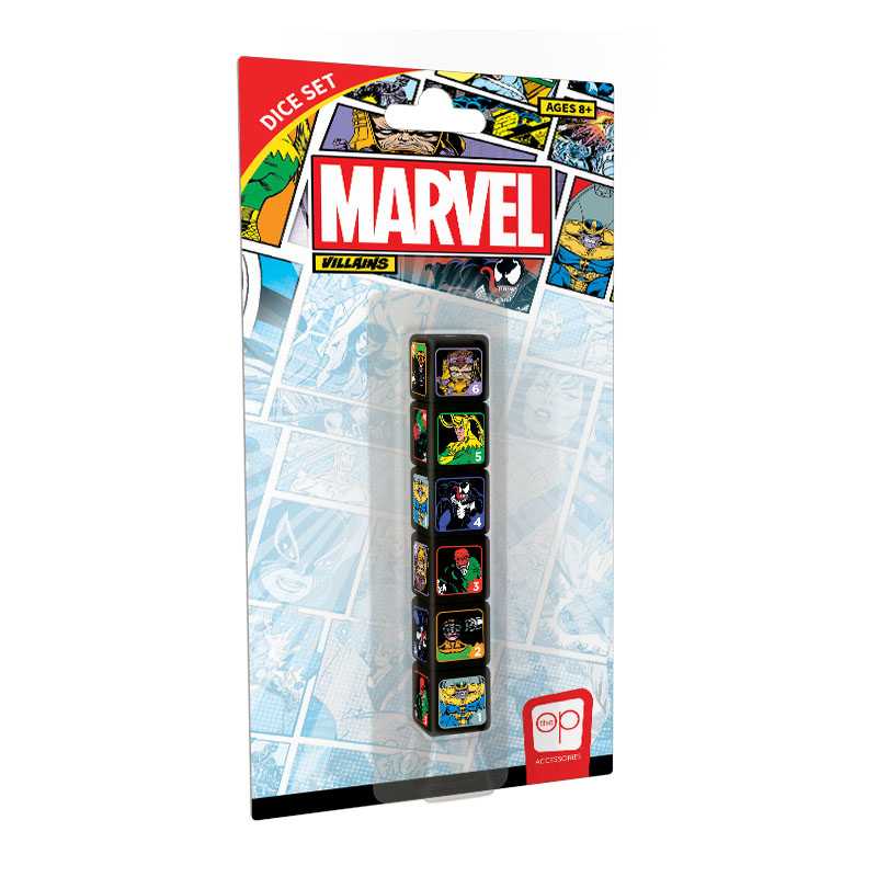 MARVEL VILLAINS DICE SET