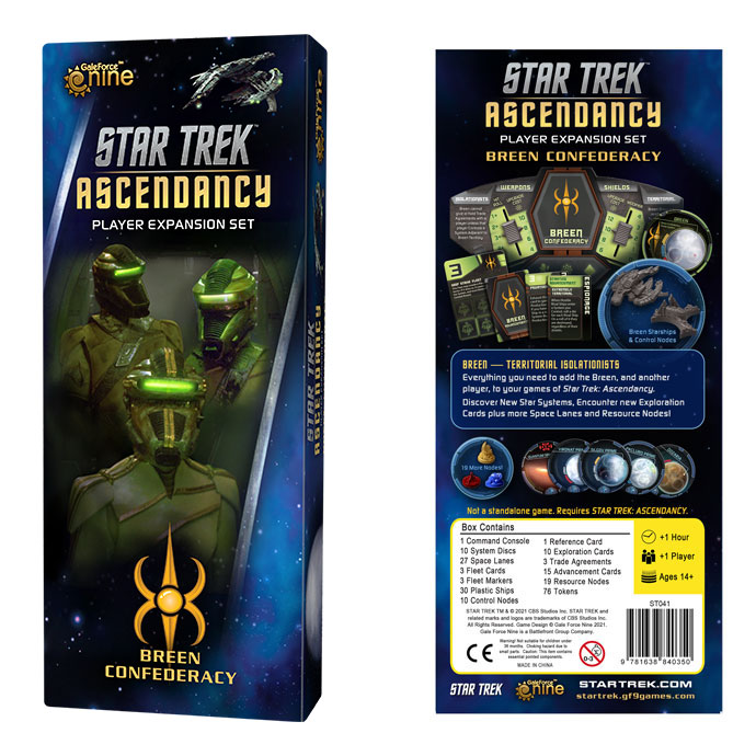 STAR TREK ASCENDANCY BREEN EXPANSION