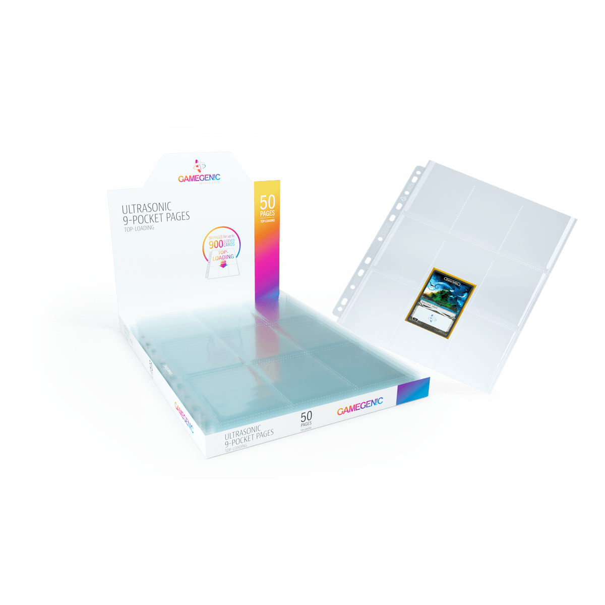 GAMEGENIC ULTRASONIC 9-POCKET PAGES TOPLOADING (50 PAGES)