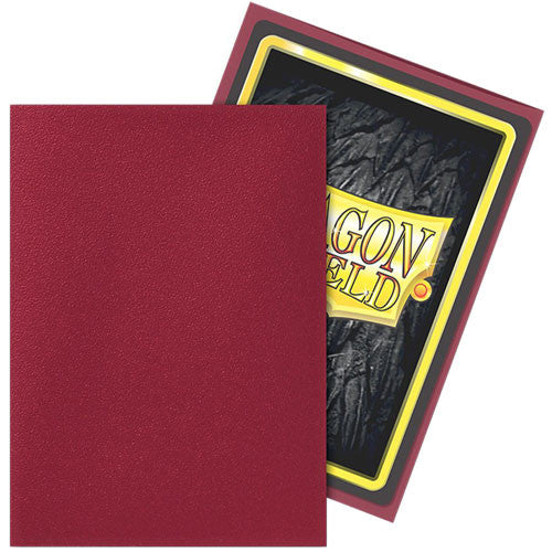 DRAGON SHIELD: MATTE SLEEVES BLOOD RED