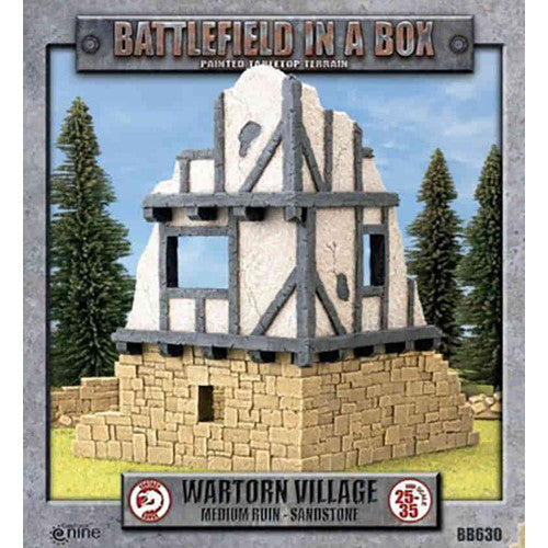 WARTORN VILLAGE MEDIUM RUIN SANDSTONE