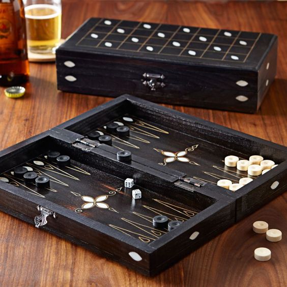 TURKISH MINIATURE BACKGAMMON