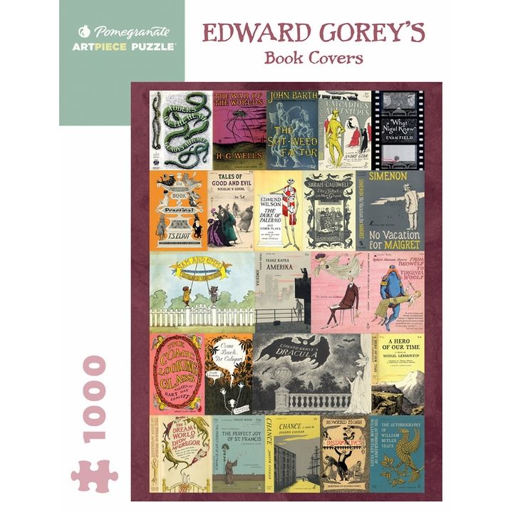 EDWARD GOREY BOOK COVERS 1000PC