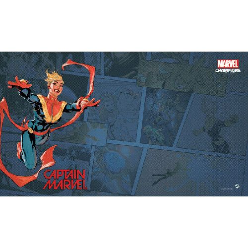 MARVEL CHAMPIONS: CAPTAIN MARVEL PLAYMAT
