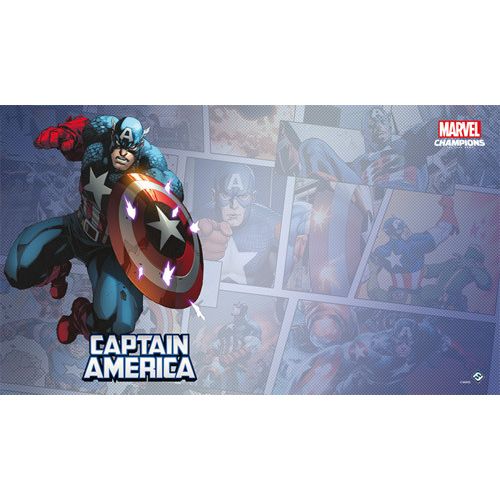 MARVEL CHAMPIONS: CAPTAIN AMERICA PLAYMAT