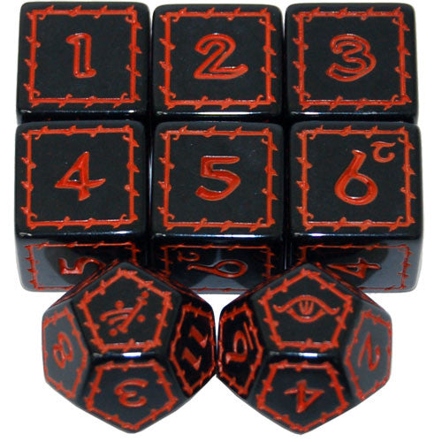THE ONE RING BLACK DICE SET 2E