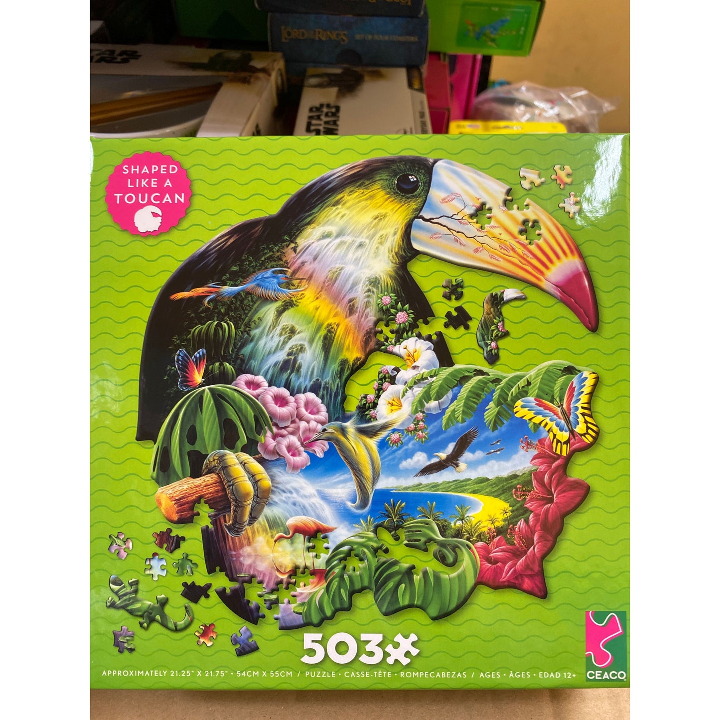 PUZZLE SHAPES 503PC TOUCAN