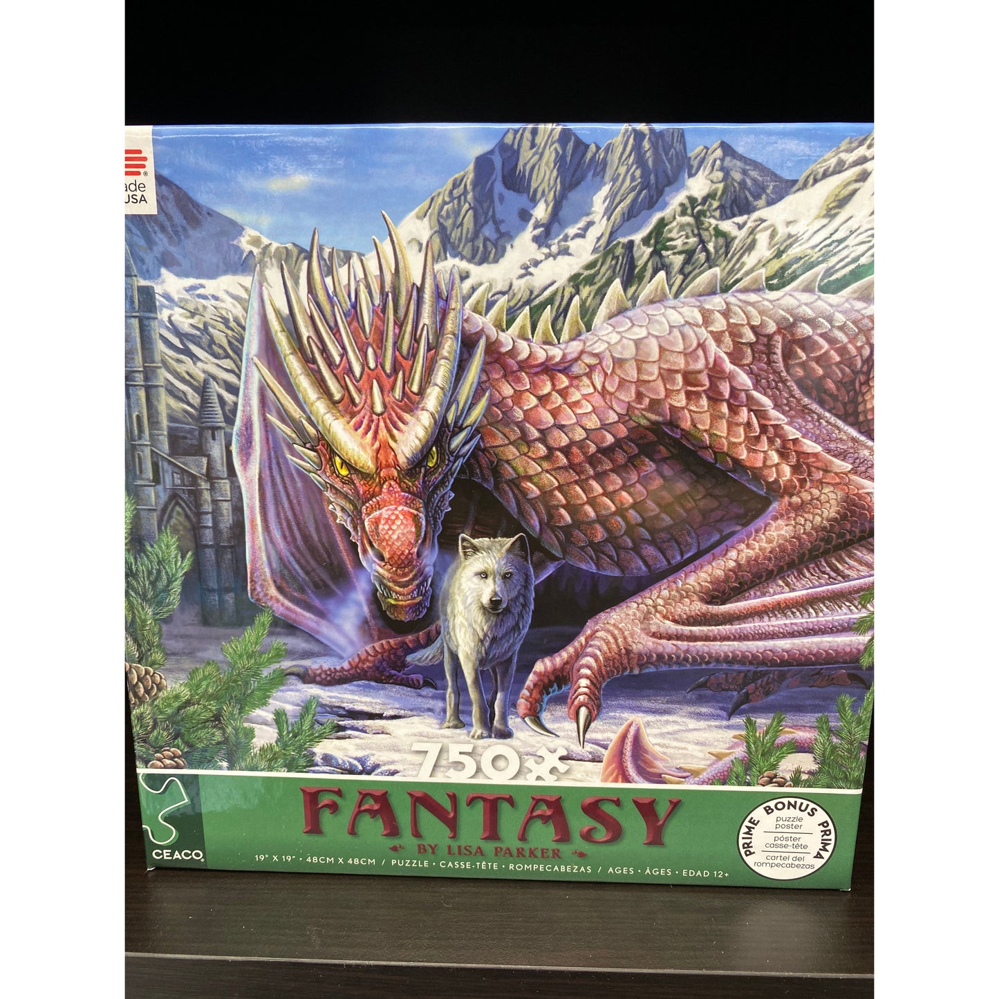 FANTASY 750PC DRAGON WOLF